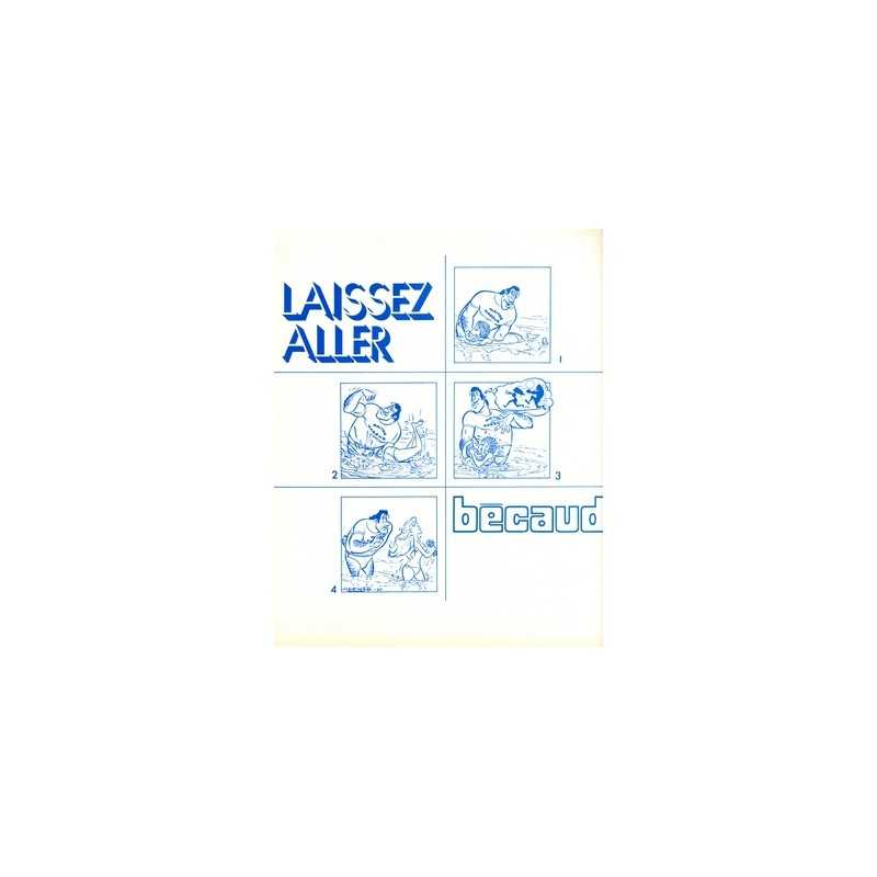 Sheet music LAISSEZ ALLER Gilbert Bécaud