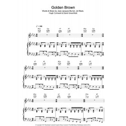 Sheet music GOLDEN BROWN The Stranglers