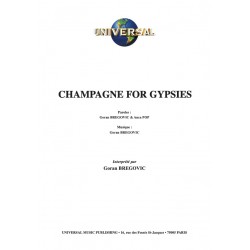 Partition CHAMPAGNE FOR GYPSIES Goran BREGOVIC