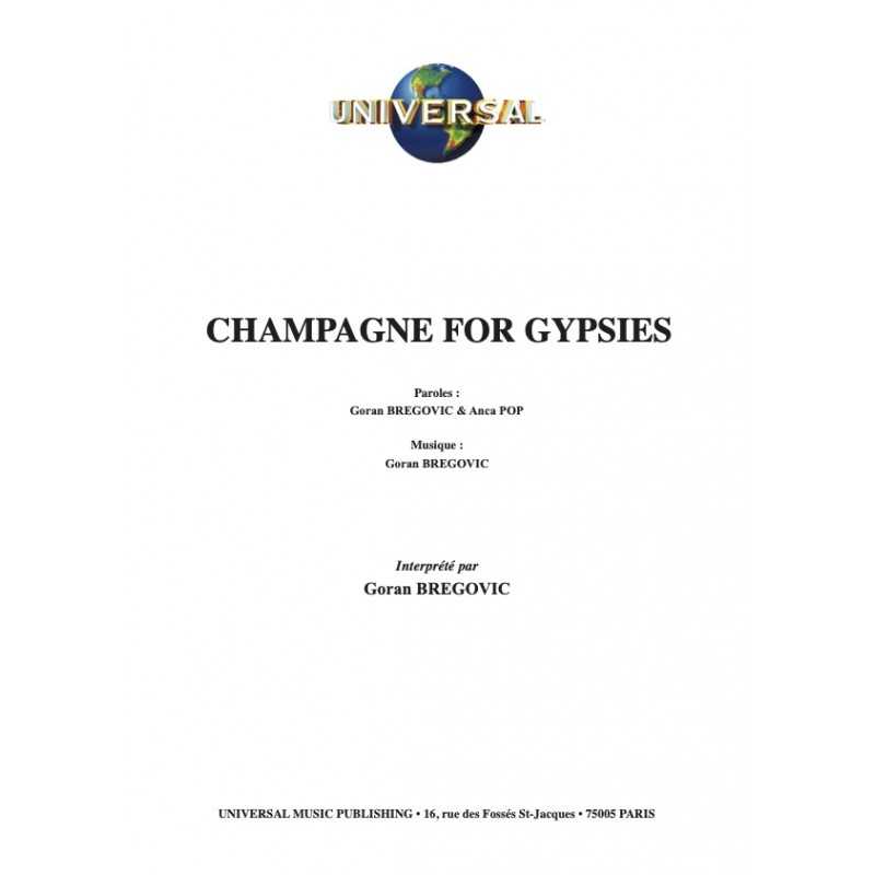 Partition CHAMPAGNE FOR GYPSIES Goran BREGOVIC
