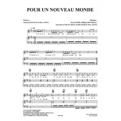Partition POUR UN NOUVEAU MONDE 1789 LES AMANTS DE LA BASTILLE