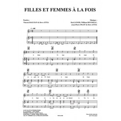 Sheet music FILLES ET FEMMES À LA FOIS 1789 LES AMANTS DE LA BASTILLE