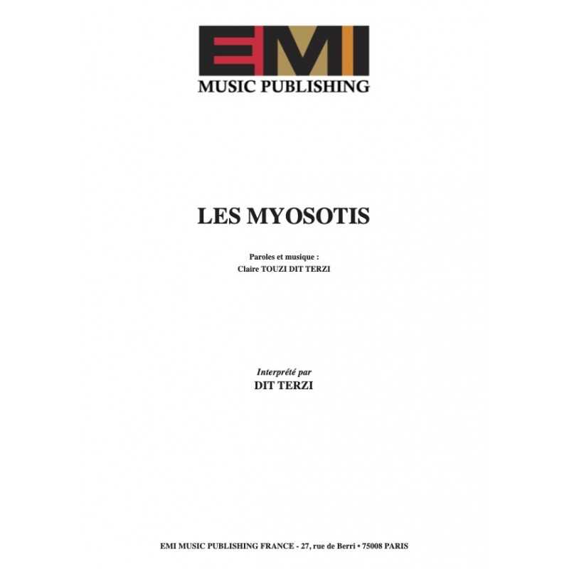 Sheet music LES MYOSOTIS DIT TERZI