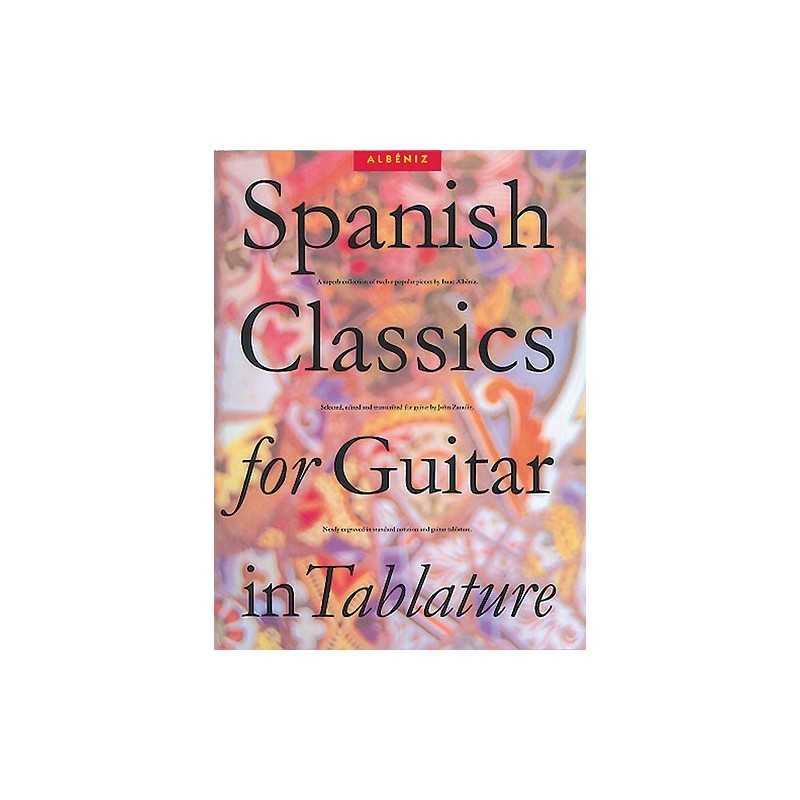 SPANISH CLASSICS FOR GUITAR IN TABLATURE