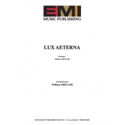 Partition LUX AETERNA William Sheller