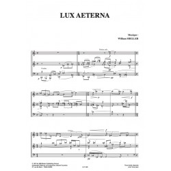 Sheet music LUX AETERNA William Sheller