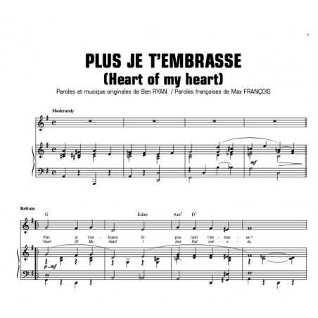 PLUS JE T'EMBRASSE (HEART OF MY HEART)