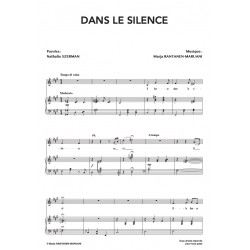 Sheet music DANS LE SILENCE Marja Rantanen-Maruani