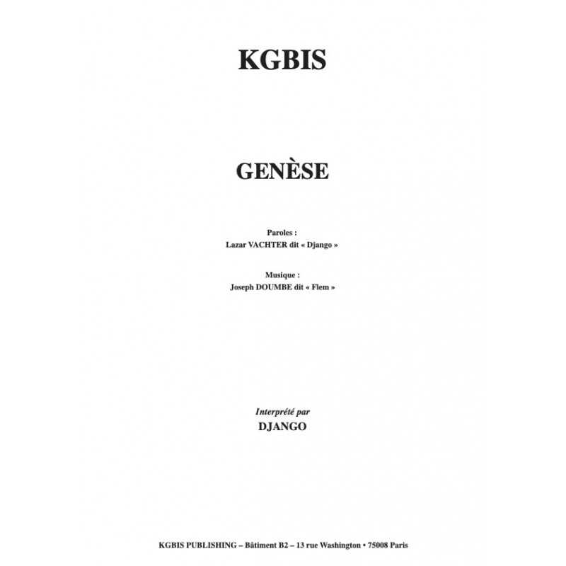 Partition GENÈSE DJANGO