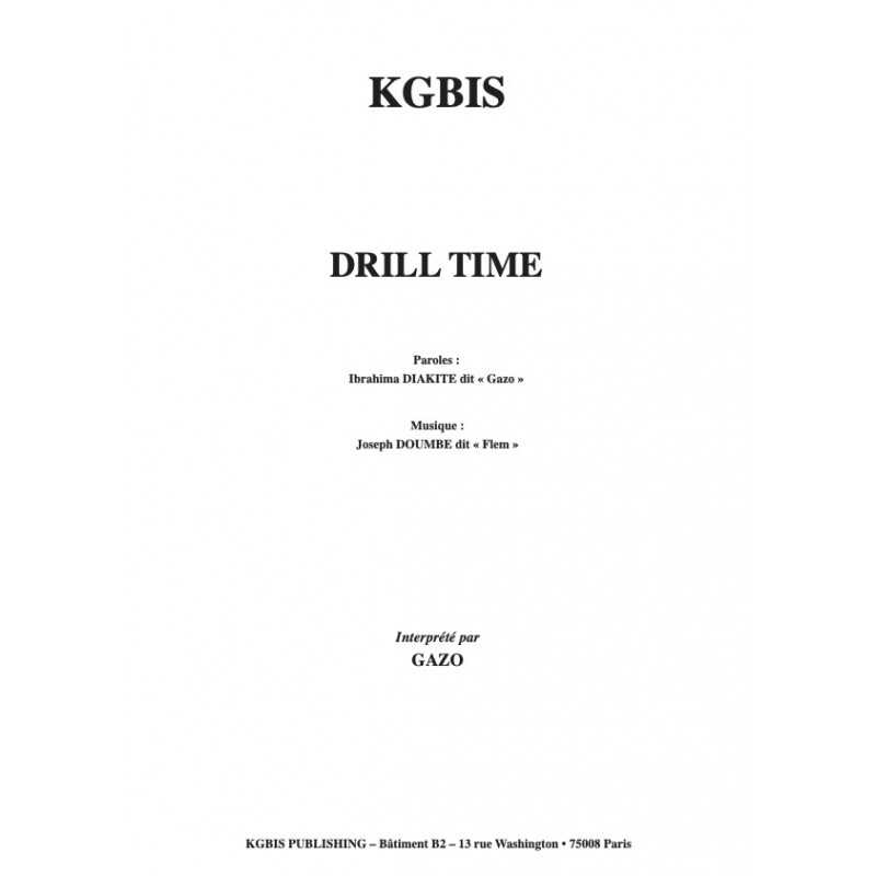 Partition DRILL TIME GAZO