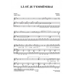 Partition LÀ OÙ JE T'EMMÈNERAI Florent PAGNY