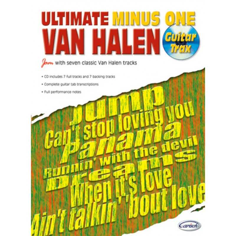 ULTIMATE MINUS ONE - VAN HALEN (+CD)