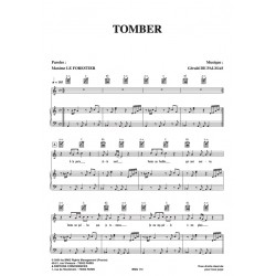 Partition TOMBER Gérald DE PALMAS