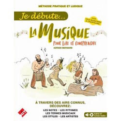 Method JE DÉBUTE LA MUSIQUE Adrien Bernard