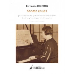 Sheet music SONATE EN UT Fernande Decruck