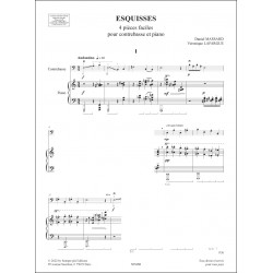 Partition ESQUISSES Daniel Massard et Véronique Lafargue