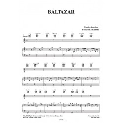 Partition BALTAZAR Bernard LAVILLIERS