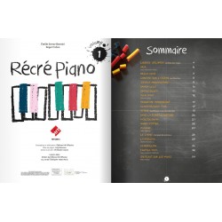 RÉCRÉ PIANO VOLUME 1 Émilie SERROR-BENNINI & Roger COHEN