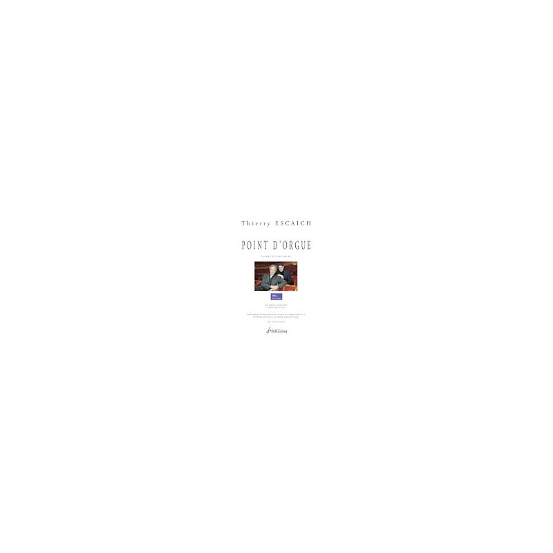 Sheet music POINT D'ORGUE Thierry Escaich