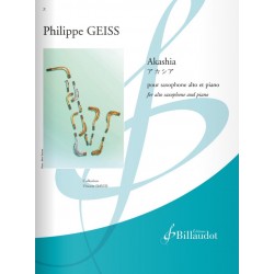 Sheet music AKASHIA Philippe Geiss