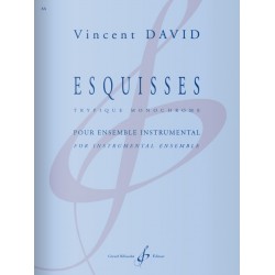 Partition ESQUISSES Vincent David