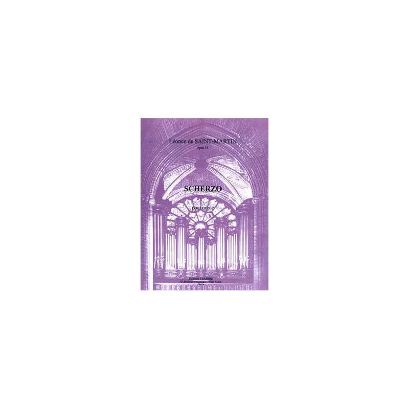 Sheet music SCHERZO OP.18 Léonce de SAINT-MARTIN