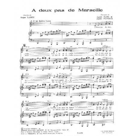 A DEUX PAS DE MARSEILLE