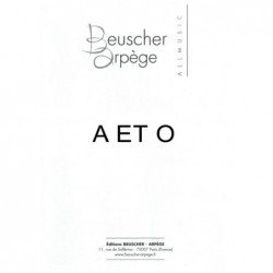 Partition A ET O Jo BOUILLON et son orchestre