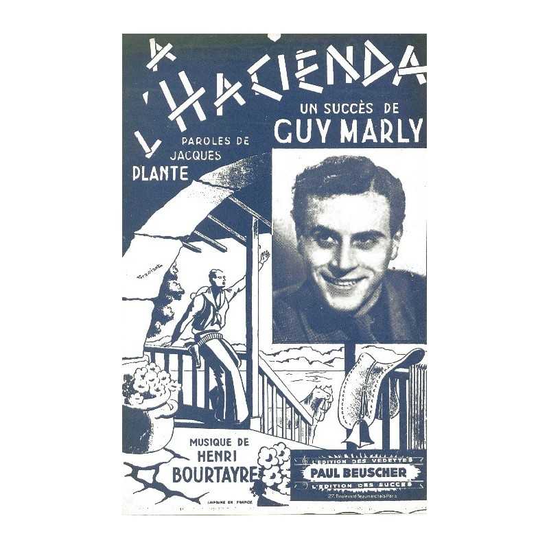 Partition A L'HACIENDA Guy MARLY