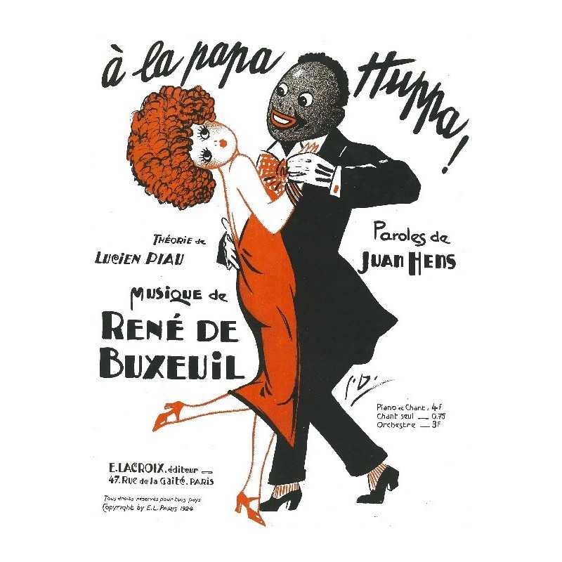 Partition A LA PAPA HUPPA ! Lucien PIAU