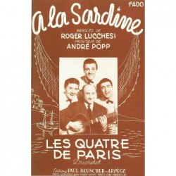 Partition A LA SARDINE LES QUATRES DE PARIS (DUCRETET)