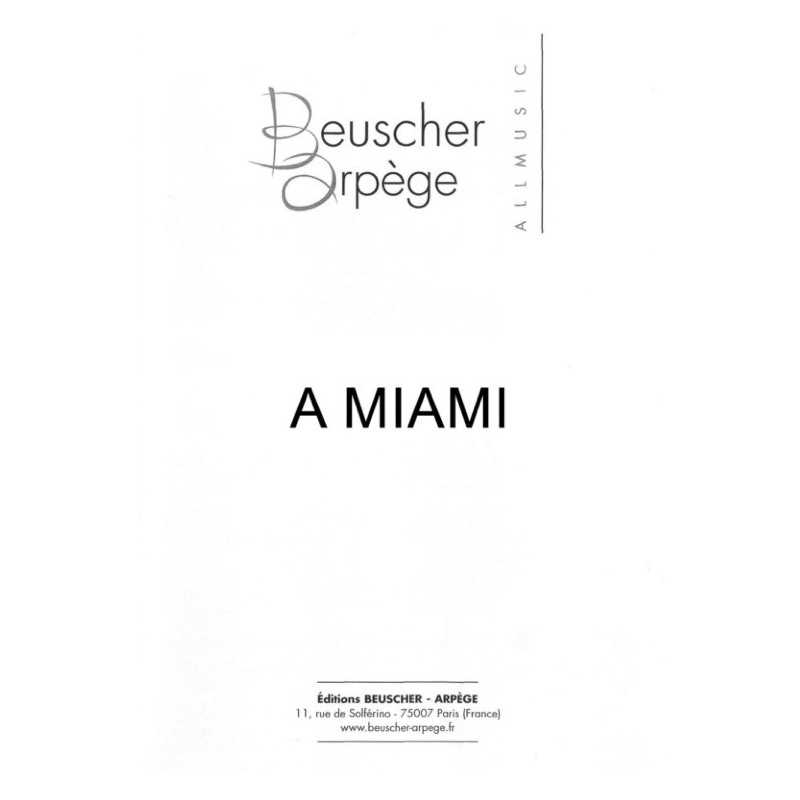 Partition A MIAMI Marc FONTENOY