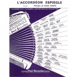 Partition ACCORDEON ESPIEGLE Marcel AZZOLA