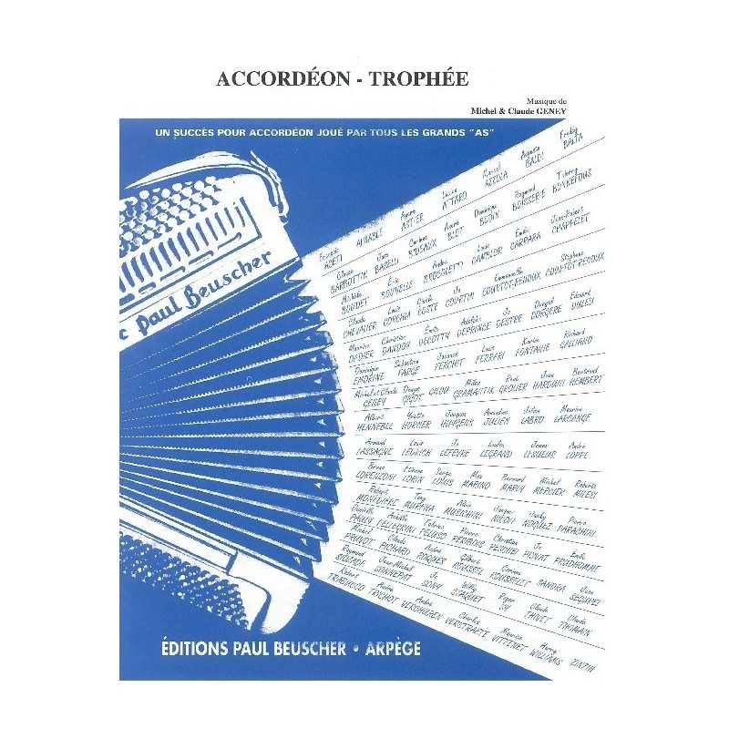 Partition ACCORDEON TROPHEE Emile CARRARA