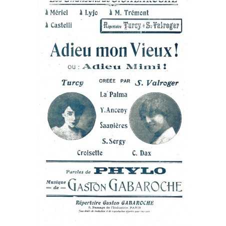 ADIEU MON VIEUX