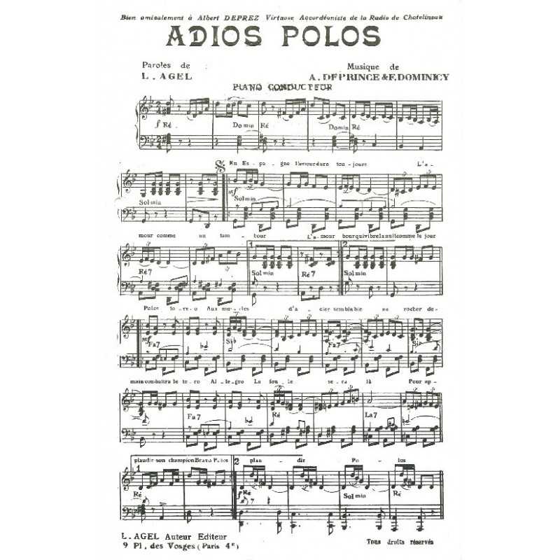 Partition ADIOS POLOS Léon AGEL