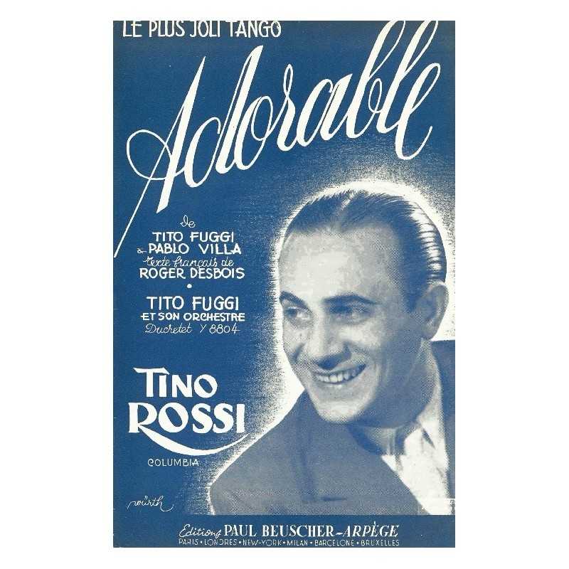 Partition ADORABLE Tino ROSSI