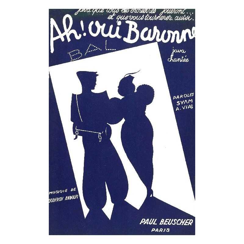 Partition AH ! OUI BARONNE Godfroy ANDOLFI