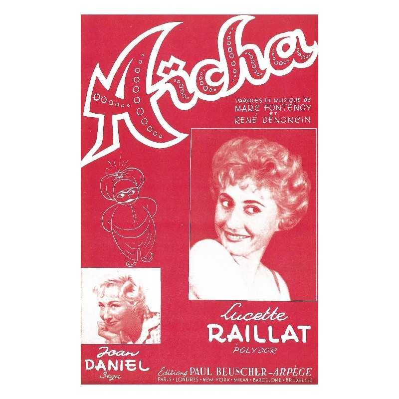 Partition AICHA Lucette RAILLAT