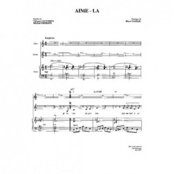 Partition AIME-LA Pierre VASSILIU