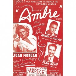 Partition AMBRE André CLAVEAU