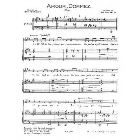 AMOUR DORMEZ