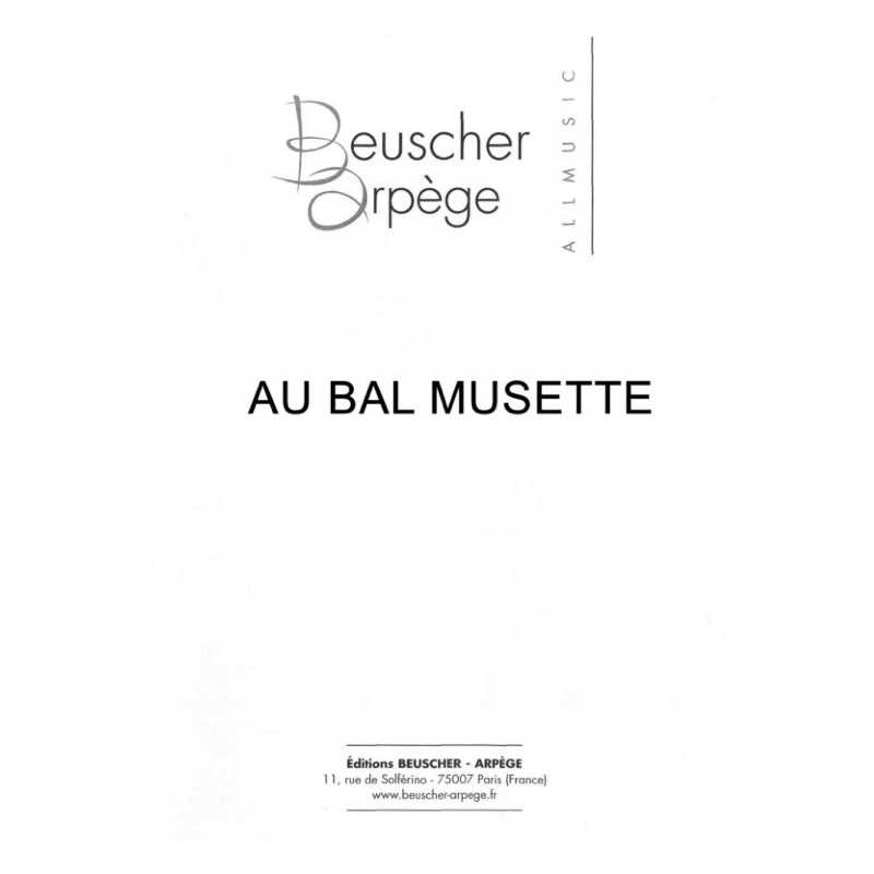 Partition AU BAL MUSETTE Marc PROVANCE