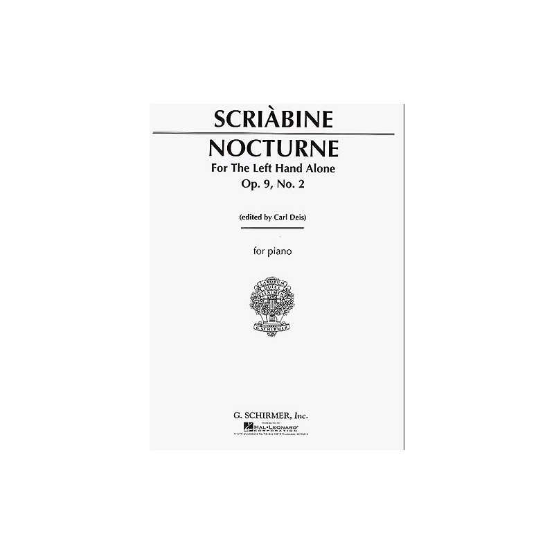 NOCTURNE FOR THE LEFT HAND OP.9 No.2