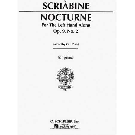 NOCTURNE FOR THE LEFT HAND OP.9 No.2