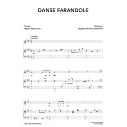 Sheet music DANSE FARANDOLE Marja Rantanen-Maruani