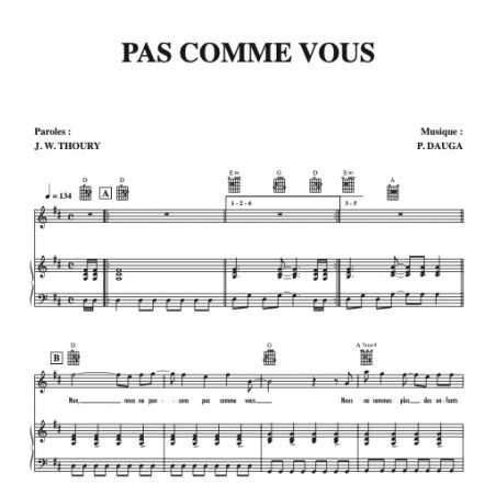 PAS COMME VOUS