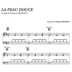 sheetmusic LA PEAU DOUCE Georges Delerue