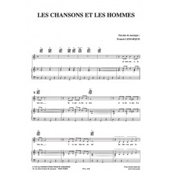 Sheet music LES CHANSONS ET LES HOMMES Francis Lemarque
