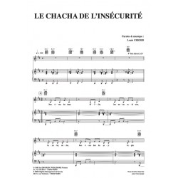 Partition LE CHACHA DE L'INSÉCURITÉ Louis CHEDID